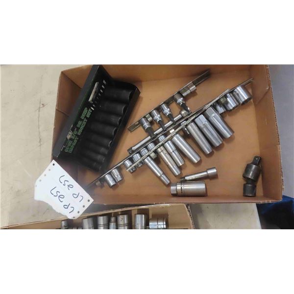 Various 3/8'' Sockets - Metric, Standard, Shallow, Deep, Impact, Regular 