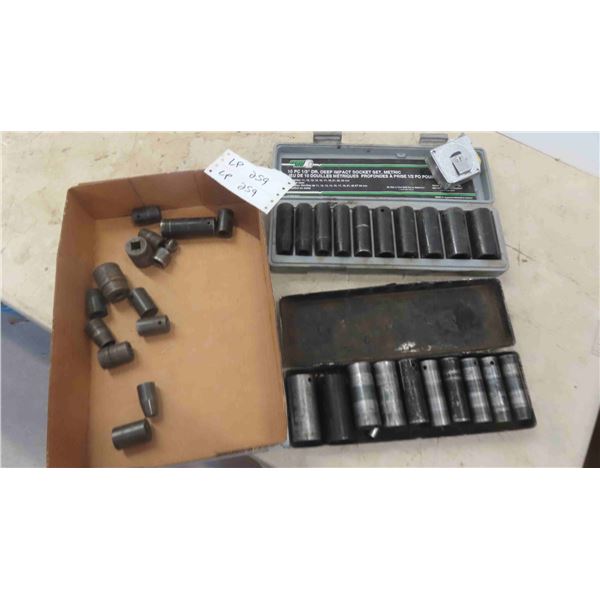 1/2'' Metric/Standard Impact Sockets 