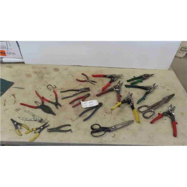 Tin Snips, Cutters, Snap Ring Plyers
