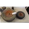 Image 2 : Lawn Mower Tires/Rims : (16) 6.50 Tires and Rims, (11) 4.00-5 Tires 