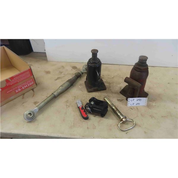 2 Hydraulic Jacks , 3PH Stabilizing Bar, Draw Pin