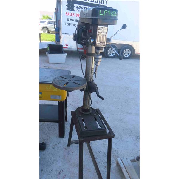 Powerfist 16 Speed Drill Press on Stand 