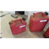 Image 2 : 4 Gas Cans - 2 Poly, 2 Metal