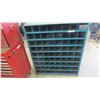 Image 1 : 72 Pigeon Hole Bolt Bin Metal 42'' x 36'' x 12'' 