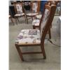 Image 4 : 6 Piece Matching Set of Teak Dining Room Chairs 