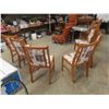 Image 6 : 6 Piece Matching Set of Teak Dining Room Chairs 