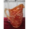 Image 4 : 2 Depression Glass Jugs, 1 Carnival Glass Jug