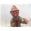 Image 4 : 2 Wood Figurines Tallest 18'' 