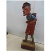 Image 5 : 2 Wood Figurines Tallest 18'' 