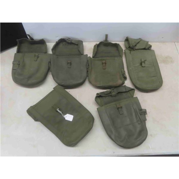 6 Military Pouches 