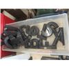 Image 2 : Plastic Sign Letters Various Sizes 8'' , 23'' & Others 
