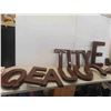 Image 3 : Plastic Sign Letters Various Sizes 8'' , 23'' & Others 