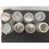 Image 2 : 8 Vintage Quart Crown Sealers with Lids 