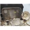 Image 2 : Silver Plated Trays, Cream and Sugar, Goblets, Serving Plates & Lots More 