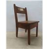 Image 1 : Antique Oak Childs School Chair 