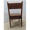 Image 3 : Antique Oak Childs School Chair 