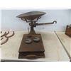Image 4 : Vintage Bee Smoker, Countertop Scale with Basket and Weights, 6 Horse Shoes 