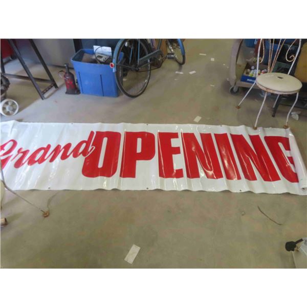 3 Grand Opening Banners 120'' x 33'' 