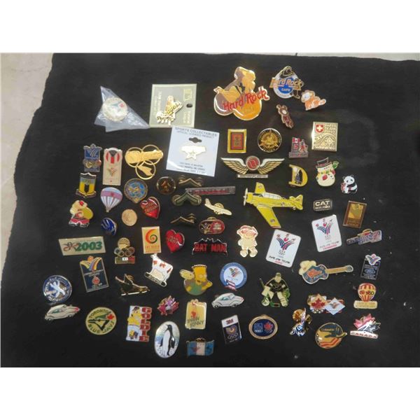 Push Button Pins: Blue Jays, Hard Rock Café, Dodgers, Stars & More 