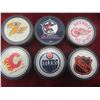 Image 2 : 16 Hockey Pucks: Detroit, Team Canada 1972, Plus