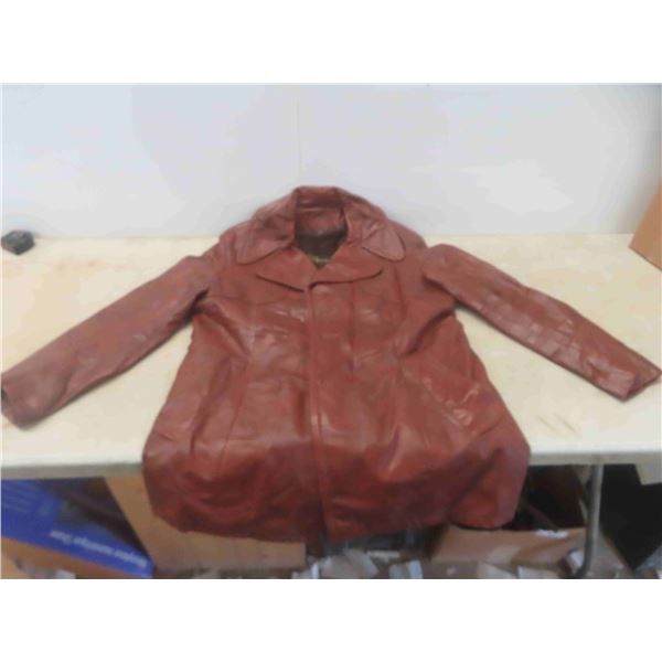 Mens Leather/Leather-Like Jacket 'Mod Squad'  Size S/M