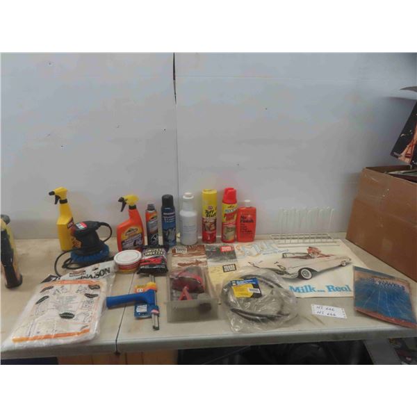 Car Cleaning Supply: Bugger, Squeegy, Towels, All Purpose Cleaner, Carpet Cleaner,
