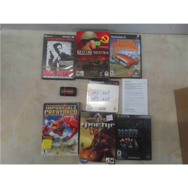 Playstation and Computer Games