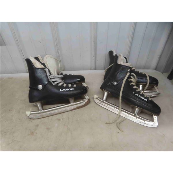 2 Pairs of Mens Ice Skates Size 9 1/2 & 8 1/2