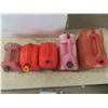 Image 2 : 5 Plastic Gas Containers Various Sizes
