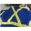 Image 10 : 2 Pairs of Coveralls : Grey with Reflective Stripes and Flame Retardent Size 52  ,  