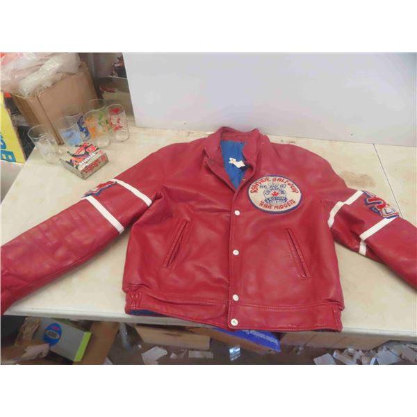 Rayside Balfour 86-87 Midgets Leather Jacket Size 42
