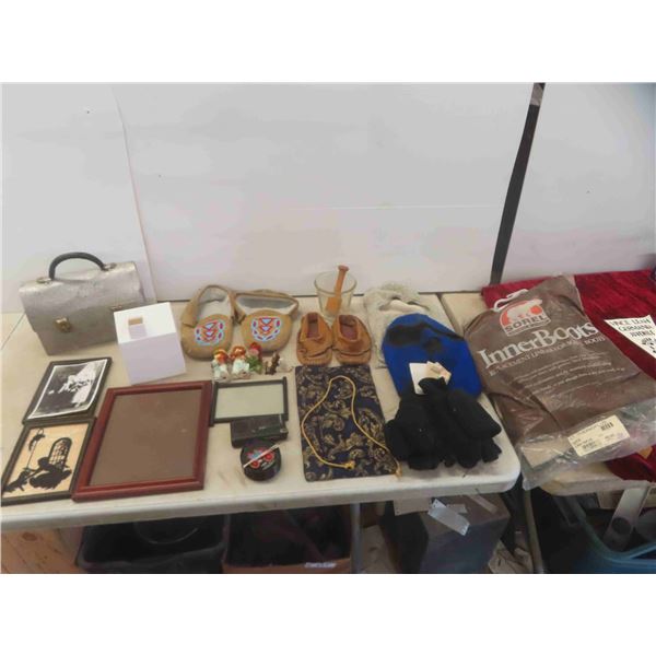 Moccasins Child&Adult, Vintage Lunch Box, Ski Masks, Sorel Liners, Plus