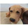 Image 5 : Lab Puppy with Duck Statue Approx. 14'' x 14'' x 8'' 