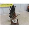 Image 4 : Eagle in Flight Mounted on Wood Base by R.Pennali Approx. 12 1/2'' x 12'' x