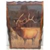 Image 4 : Framed Hunter Picture 17'' x 21'', Elk Picture 16'' x 21'' 