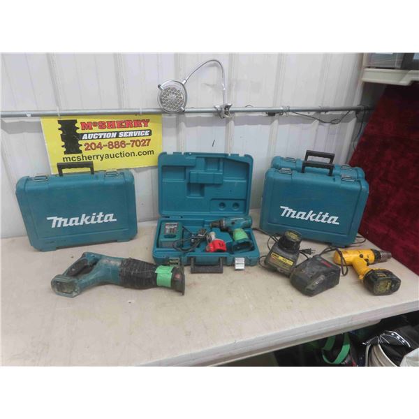 Makita Cordless 9.6V 10mm Driver with Battery Charger and Case, 18V