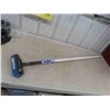 Image 7 : Weight Lifting Belt, New Old Stock Heater Hose, Curling Broom, Wand and