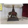 Image 2 : Elephant Lamp 10 3/4'' x 5 3/4'' x 25'' 