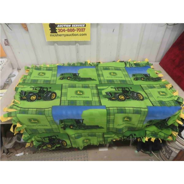 John Deere Blanket Approx. 51'' x 44'' 
