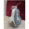 Image 4 : Art Glass Figurines : Dalmation, Virgin Mary, Murano Vase, 23'' Blue Glass Vase 