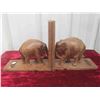 Image 5 : Vintage Ceramic Light 10 1/2'' x 3'' x 8'' Works , Wood Elephant Book Ends 