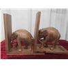 Image 7 : Vintage Ceramic Light 10 1/2'' x 3'' x 8'' Works , Wood Elephant Book Ends 