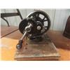 Image 3 : Seamstress Crank Style Sewing Machine with Case 