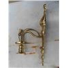 Image 4 : Brass Items: Candlebra , Wall Mount Candle Holders, Candle Snuffer, Goblets, Plus