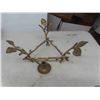 Image 9 : Brass Items: Candlebra , Wall Mount Candle Holders, Candle Snuffer, Goblets, Plus