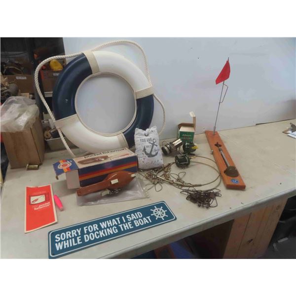 3 Reels, Pocket Fisherman, Fish Chains, Wall Décor, Life Saver, Plus