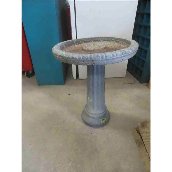Concrete Bird Bath 22'' Tall 