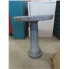 Image 4 : Concrete Bird Bath 22'' Tall 