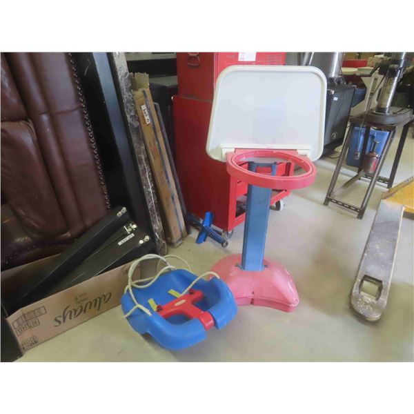 Little Tikes Basketball Hoop and Swing