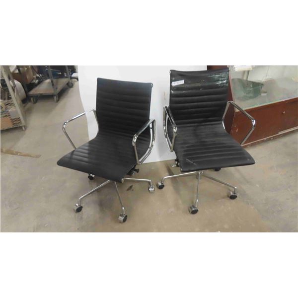 2 Swivel Chairs 